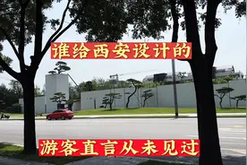 西安街头发现这样的街景，路人直呼没见过，这也太漂亮了吧。视频封面