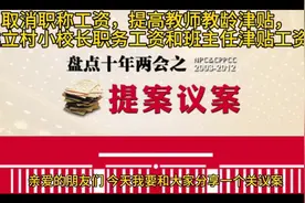 取消教师职称工资，提高教龄津贴及建立村小校长职务工资和班主任视频封面