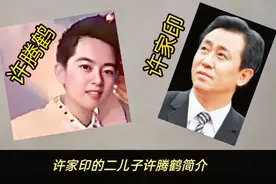 许家印的二儿子许腾鹤简介   这儿子可不简单，大家进入听我叨壳视频封面