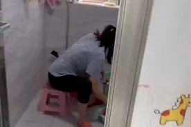 表姐，第一次进城里面，第一次到我家，以为我家没洗衣机，洗衣服视频封面