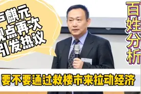 我们要不要通过救楼市来拉动经济？卢麒元观点为啥再次引发热议？视频封面