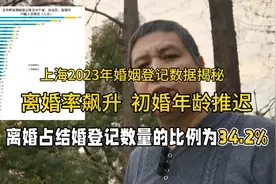 上海2023年婚姻登记数据揭秘：离婚率飙升，初婚年龄推迟#婚姻视频封面