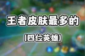 王者皮肤最多的四位英雄视频封面