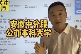 安徽省的中等分数段学生可以上的大学。视频封面
