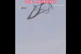 长春天空出现烟雾状不明飞行物不像风筝不像鸟，太阳出来就消失了视频封面