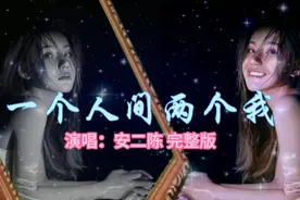 2023年抖音热门歌曲《一个人间两个我》 ，你看到的不是真的我视频封面