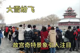 12月11号，北京鹅毛大雪纷飞，故宫上空出现奇特景象，难得一见视频封面