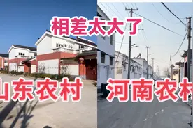 山东河南两省农村对比，差别太大了，看完让人不敢相信视频封面