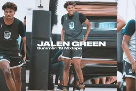 看看高中时期的杰伦格林是如何打球的#杰伦格林 #NBA视频封面