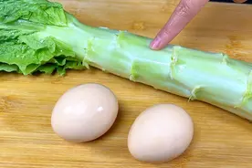 莴笋和鸡蛋真是绝配，教你一个神仙吃饭，天天吃都不腻，真解馋视频封面