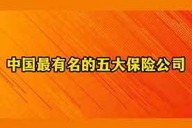 中国最有名的五大保险公司，你知道几个？视频封面