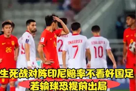 生死战对阵印尼赔率不看好国足 若输球恐提前出局视频封面