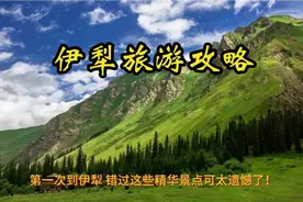 伊犁旅游攻略视频封面