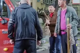 大货车刹车失灵，农民工紧急时刻逼停货车，救回老奶奶一命视频封面