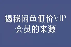 揭秘闲鱼低价VIP会员的来源视频封面