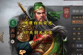 博康三国志战略版白板荣光，SP关羽，关关张视频封面