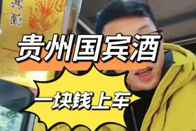 贵州国宾酒一块钱上车！#白酒测评视频封面