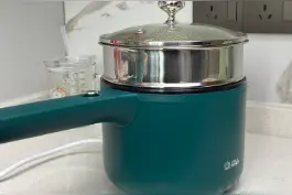 一个人做饭有这个小锅就方便多了！600W的低功率，哪里都能用~#厨房好物  #小南瓜电煮锅视频封面