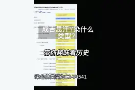 成吉思汗Y染色体到底什么类型？#历史 #科普 #成吉思汗#蒙古帝国#基因视频封面