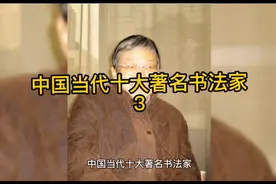 中国当代十大著名书法家#书法#排行榜视频封面