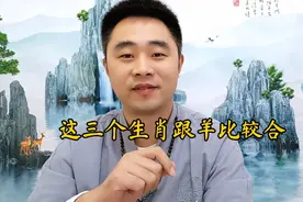 这三个生肖跟羊比较合#易学智慧#情感咨询视频封面