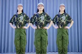 #爱在身上留下了伤  完整版演示#豆豆广场舞 #简单好看又好学 #用跳舞传递快乐视频封面