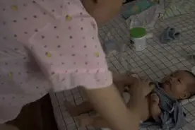 小核桃洗澡全过程#人类幼崽成长记视频封面