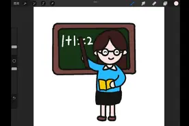 教师节主题画《老师简笔画》适合幼儿园小学生绘画视频封面