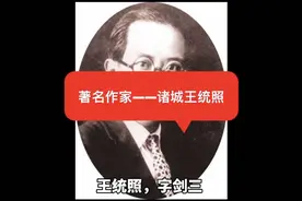中国文学巨匠，著名作家——诸城王统照视频封面