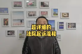 超详细的法院起诉流程，学会了可以自主打官司了 #法律  #干货视频封面