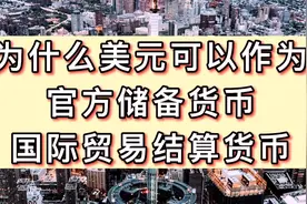 为什么美元可以作为官方储备货币和国际贸易结算货币？视频封面