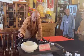 去五台山有幸结缘东台顶住持释觉一大师的两副力作，感恩视频封面