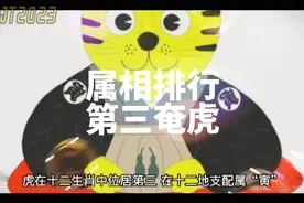 属相排行第三（奄虎）#十二生肖 #生肖虎视频封面