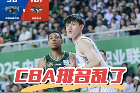 CBA排名彻底乱了，目前四强排名仍保有悬念，三支球队最后一轮才能决定命运！#CBA #北京首钢 #辽宁男篮 #山东男篮 #新疆男篮视频封面