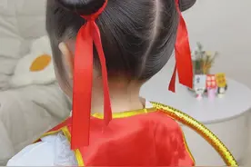超火的哪吒发型🔥～快给女儿cos起来去春游吧！！#哪吒 #头饰发饰 #哪吒发型 #发型教程 #儿童编发 @抖音创作小助手视频封面