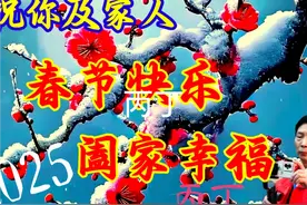 祝你及家人  春节快乐，阖家幸福 #新年祝福 #拜年祝福语视频封面