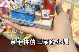三丽鸥女孩收到疯了！高兴疯的 #diy小屋#三丽鸥#酷洛米#hellokitty #手工diy视频封面