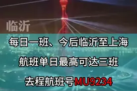 8月20日，临沂机场恢复至上海虹桥航线，首航客座率达91%。该航线班期为每日一班，该航线运营后，临沂至上海往返航班单日最高可达3班，通达虹桥、浦东两场，旅客中转至日韩、欧美、中东及非洲地区等全球主要城市更便捷。#临沂机场 #上海机场视频封面