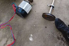 两轮三轮电动车驱动轮  改220交流发电机 #电动车轮改发电机 #轮毂电机改发电机#永磁电机改发电机 #改发电机