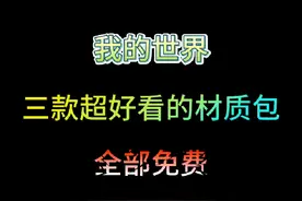 我的世界:推荐更真实的材质包，全部免费#我的世界 #minceraft