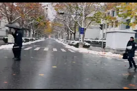 大雪后的河南警察学院#河南警察学院 #大雪天视频封面