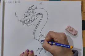 12生肖龙儿童画简笔画#简笔画 #儿童画 #龙简笔画视频封面