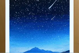 零基础如何用简单的四种颜色画一幅星空作品？此教程简单易学哦。 丙烯画星空流星画画教程，适合零基础的同学，简单易上手，在家就可以完成哦。#丙烯画 #丙烯画教程 #治愈系 #绘画 #简单好看又好学视频封面
