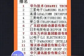 国产手机厂商专利申请量排名，华为、OPPO、vivo、中兴上榜#手机 #华为 #oppo视频封面