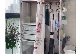 用铝型材改造的阳台家政清洁区太好用啦！让日常清洁事半功倍 #清洁神器 #打扫卫生 #铝型材DIY #家居清洁 #家务好帮手视频封面