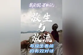 当钓鱼人遇见放生善信 一次有效的对话，一份相互的理解！#路亚 #抖音钓鱼人 #钓鱼那些事 #放生 #原来钓鱼才是抖音运动顶流视频封面
