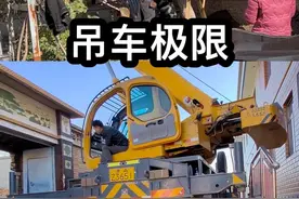 #吊车一哥儿绿化吊装#吊车极限操作#吊车进村里视频封面