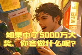今日话题：如果中了5000万大奖，你会做什么呢？#知识分享视频封面