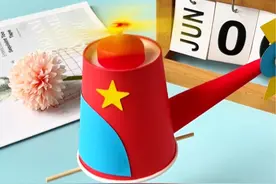 教你用纸杯做一架直升机，你猜是怎么飞起来的？#亲子手工 #幼儿园手工 #变废为宝手工 #手工diy视频封面