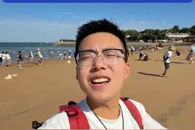 一夜之间青岛的浒苔全没了   #旅游 #旅行推荐官 #青岛